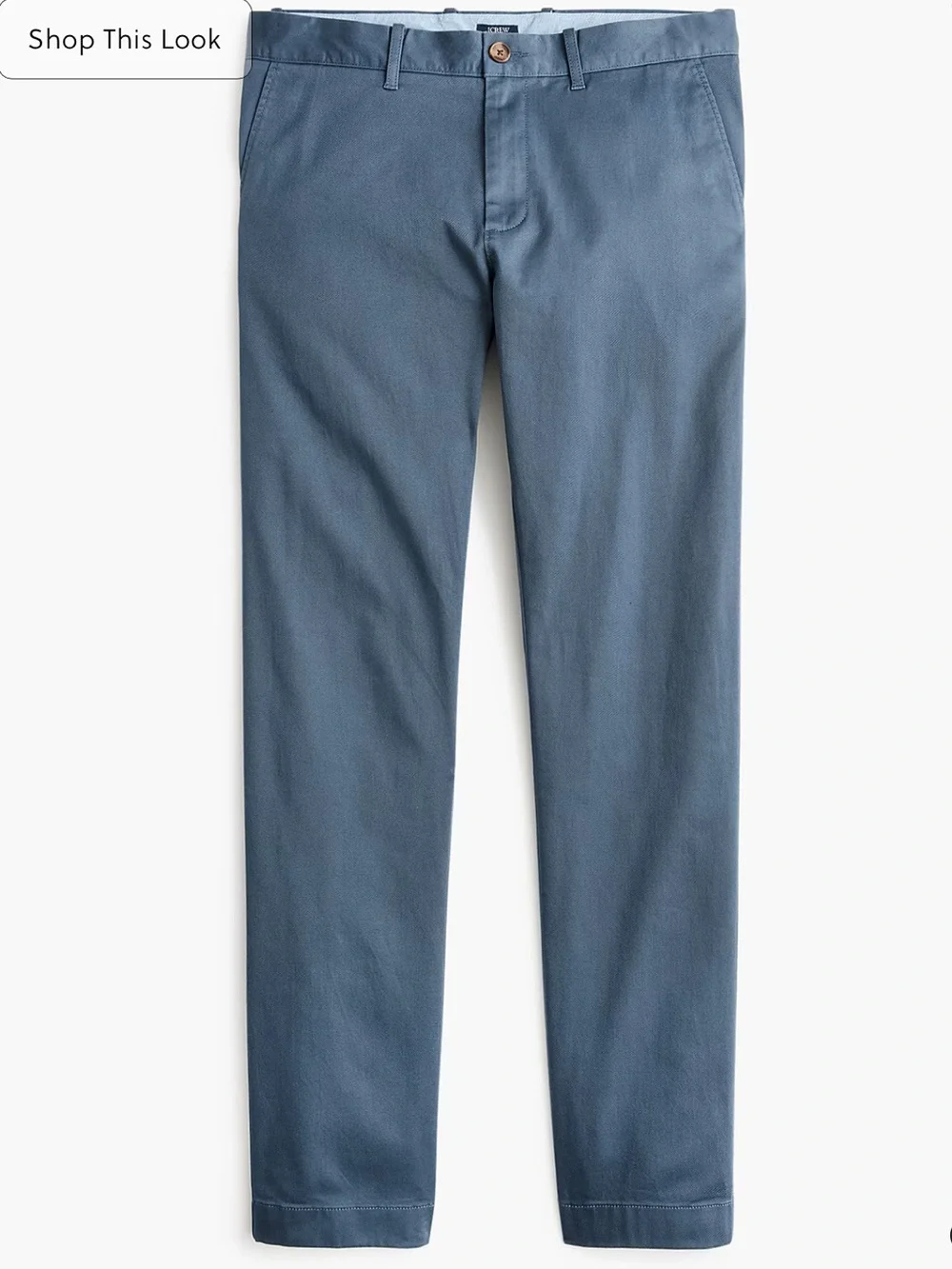 J Crew Men’s Flex Pant Slim Fit Chino Blue Pants (34x30) - NEVER WORN